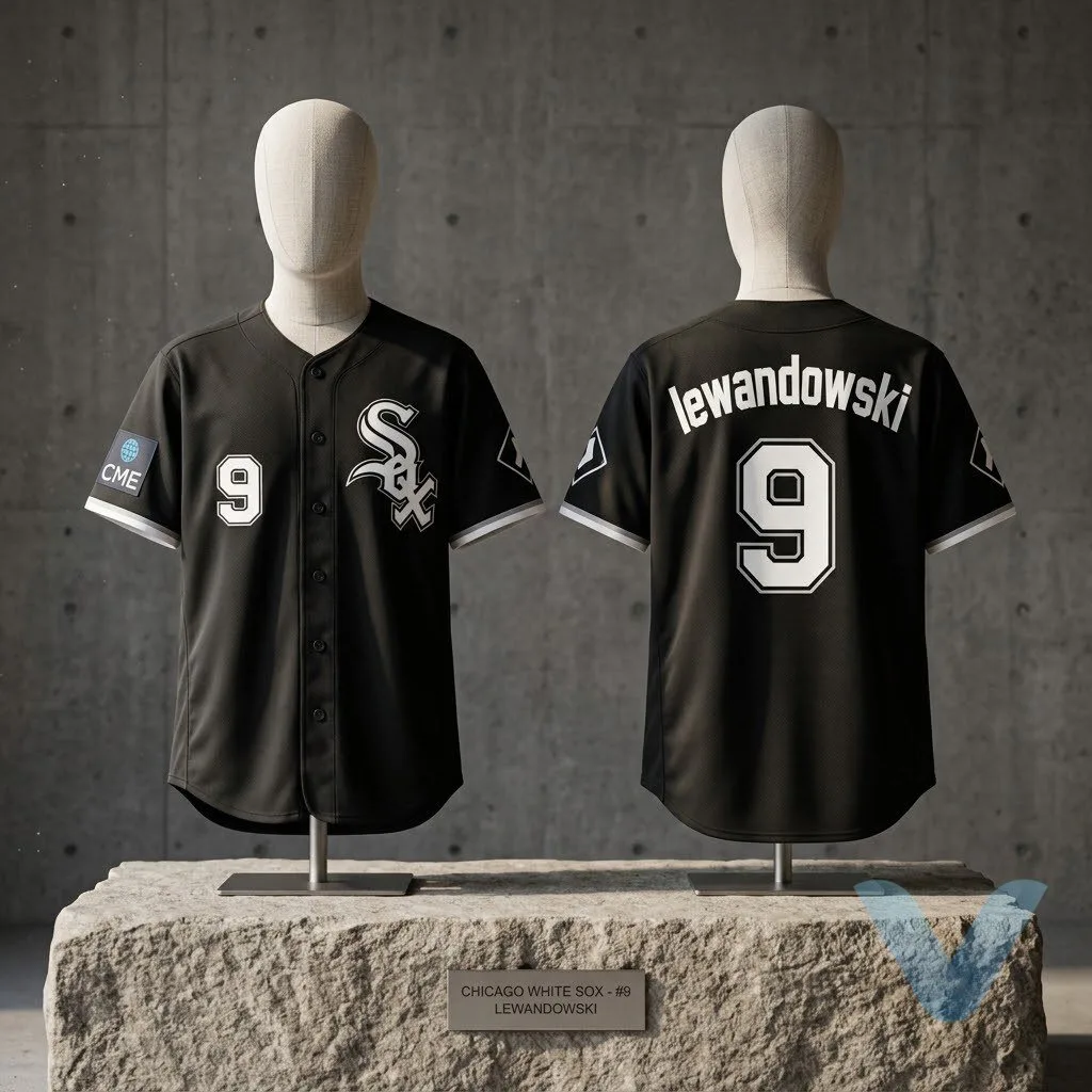 Robert Lewandowski White Sox Jersey shirt 8 Robert Lewandowski White Sox Jersey shirt