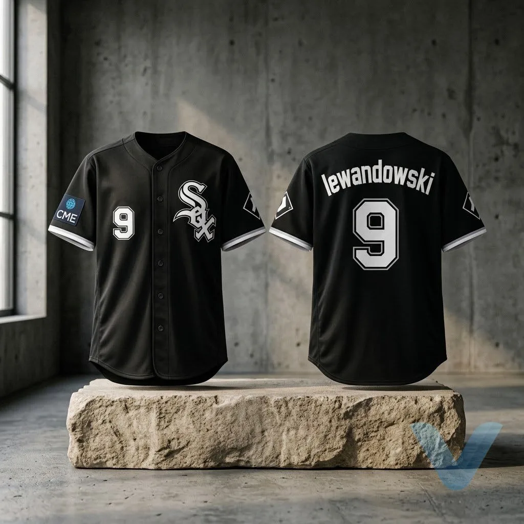 Robert Lewandowski White Sox Jersey shirt 9 Robert Lewandowski White Sox Jersey shirt