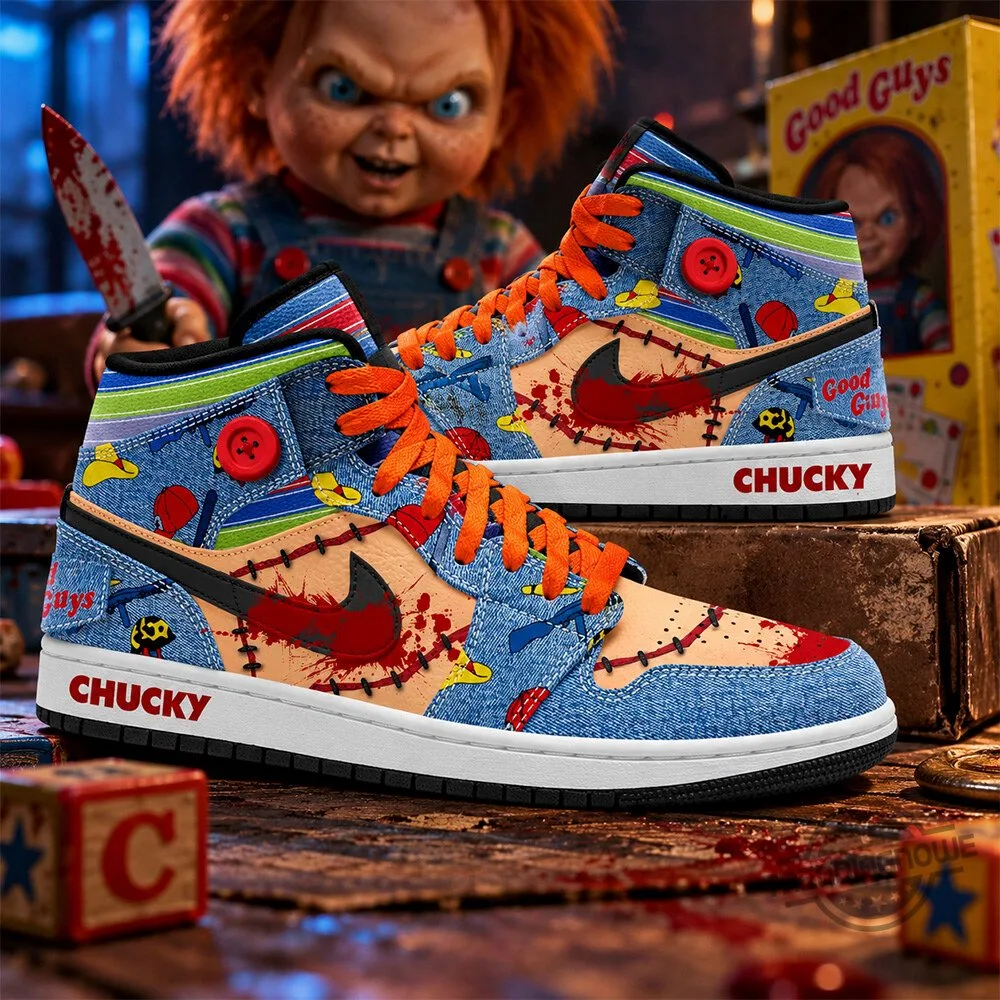 Horror Movie Chucky Good Guys Air Jordan 1 High Top Sneakers 2026 5 Horror Movie Chucky Good Guys Air Jordan 1 High Top Sneakers 2026