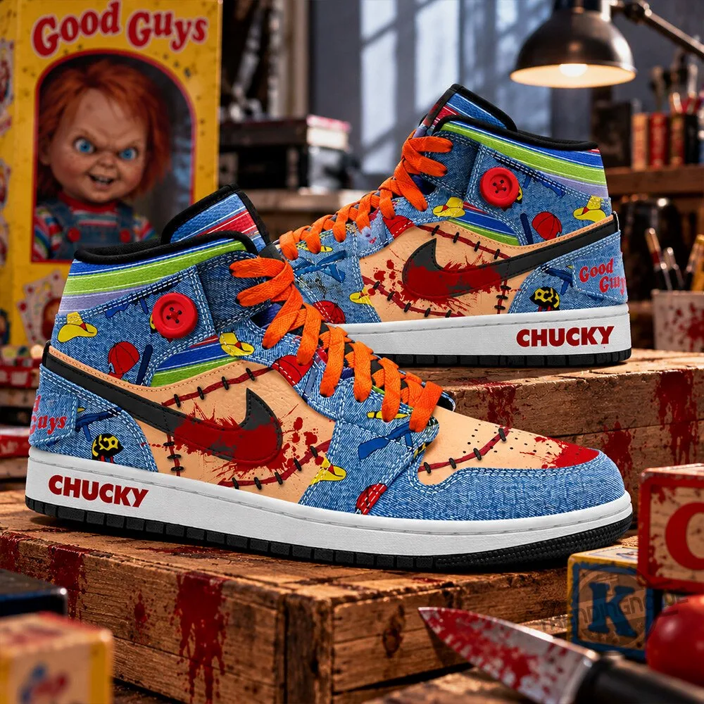 Horror Movie Chucky Good Guys Air Jordan 1 High Top Sneakers 2026 6 Horror Movie Chucky Good Guys Air Jordan 1 High Top Sneakers 2026