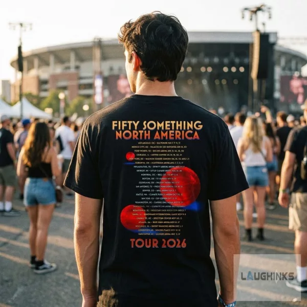 Rush Fifty Something Tour 2026 Merch Spheres T-Shirt Sweatshirt Hoodie