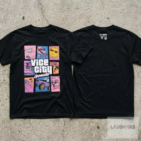 2026 Merch Vice City Leonida Grand Theft Auto VI Goodtime State Shirt