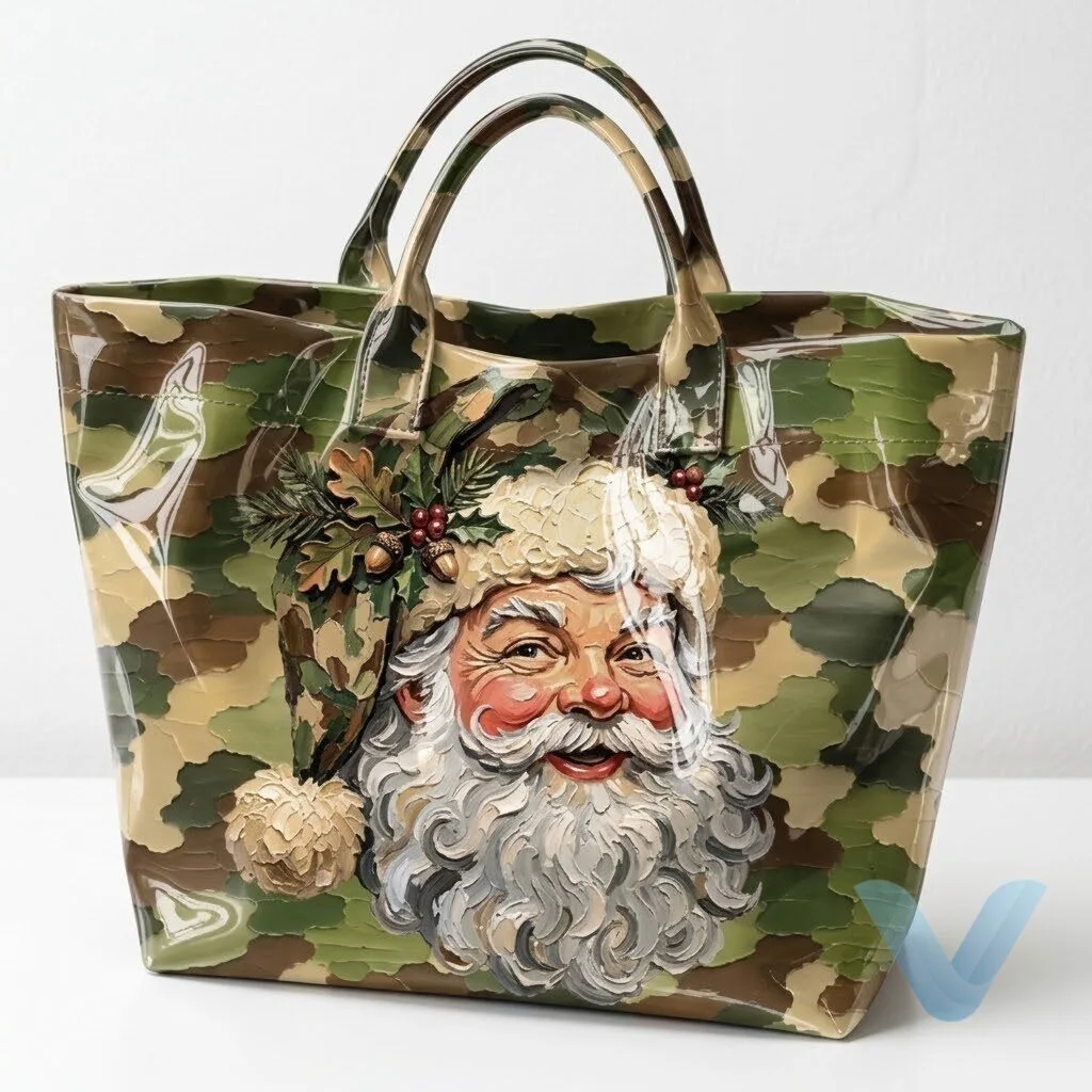 Home 4 Camo Santa Christmas 2026 Tote Bag