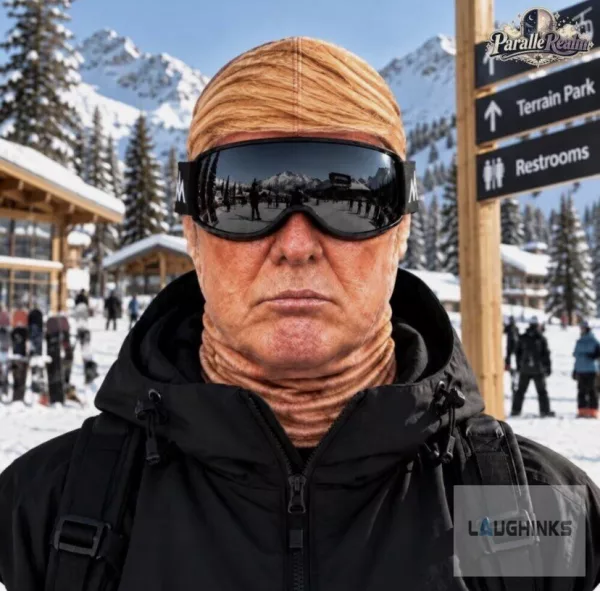 Funny Donald Trump Face Ski Mask (No Glasses Included)