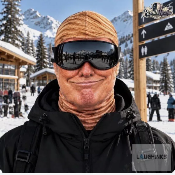 Funny Donald Trump Face Ski Mask (No Glasses Included)