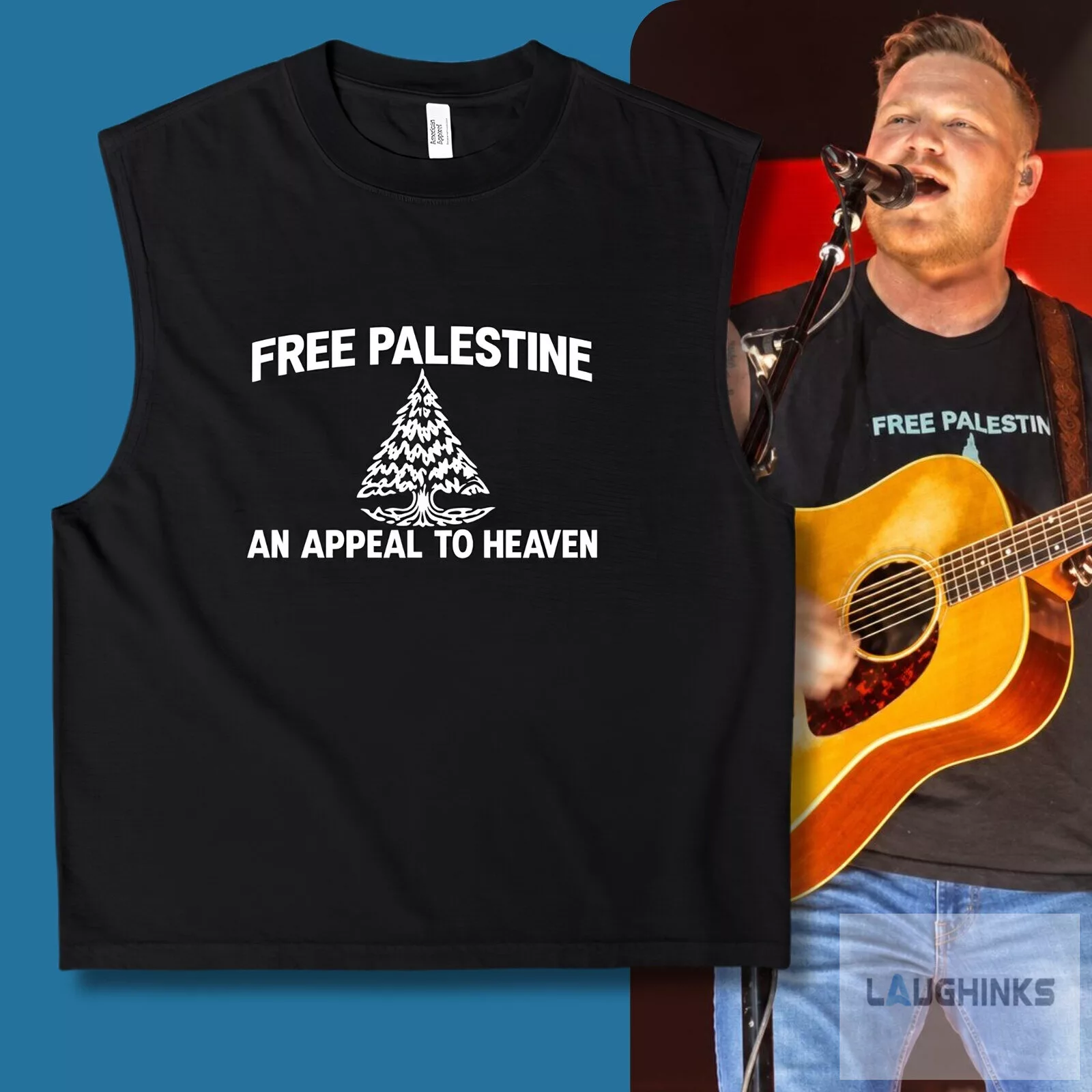 Zach Bryan Free Palestine Tank Top Shirt