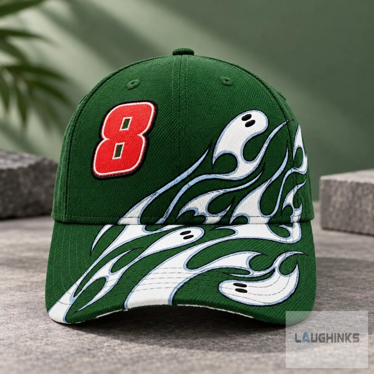 Ghost Racing Flames Baseball Cap 8 Sports Apparel