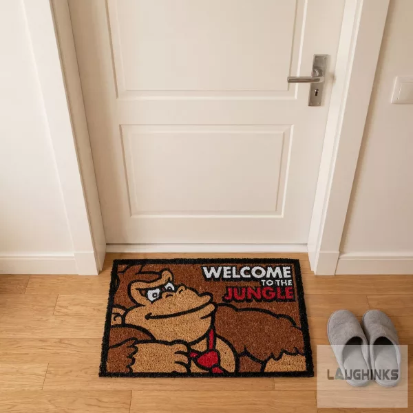 Donkey Kong Welcome To The Jungle Doormat Gaming Home Decor