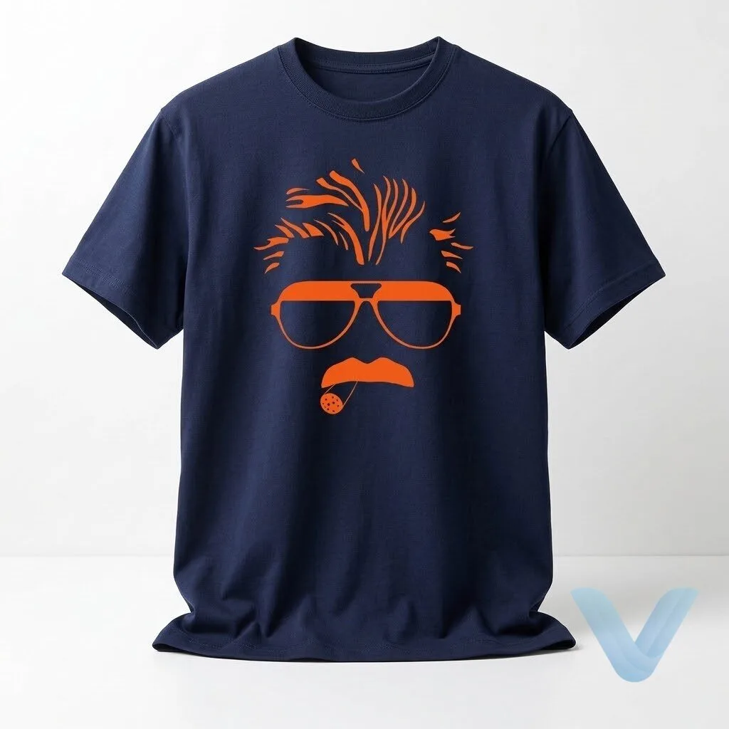 Coach Mike Ditka Portrait T Shirt