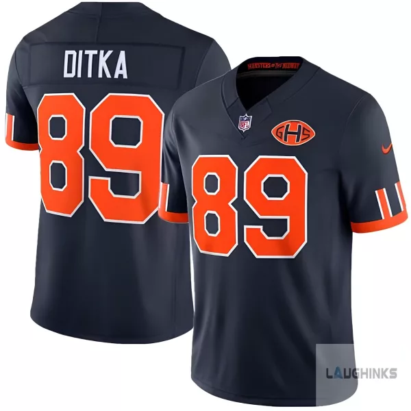 Mike Ditka Chicago Bears Rivalries Nike Collection Replica Football Jersey Shirt 1 Mike Ditka Chicago Bears Rivalries Nike Collection Replica Football Jersey Shirt