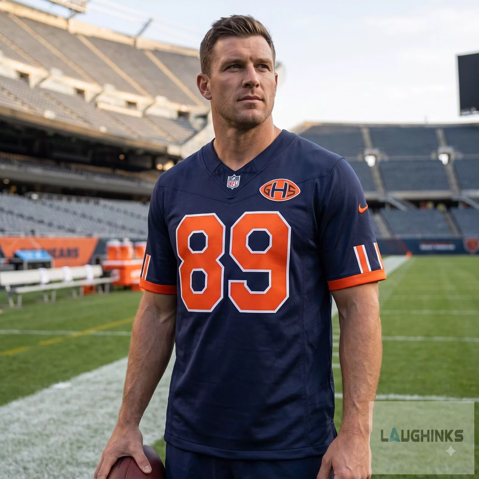 mike ditka chicago bears rivalries nike collection replica football jersey shirt Mike Ditka Chicago Bears Rivalries Nike Collection Replica Football Jersey Shirt – image 3 of 5