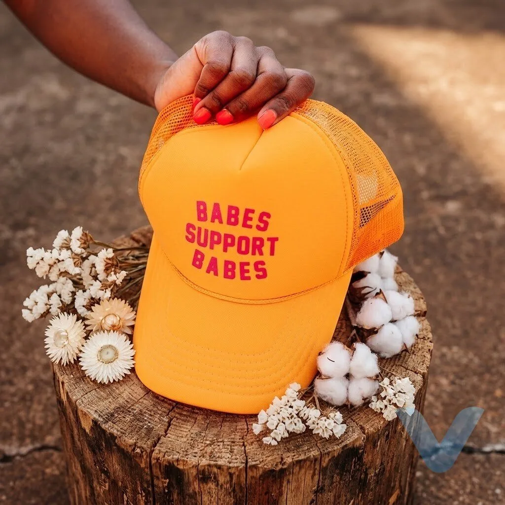 Drama Queens Podcast Bethany Joy Lenz The Baggage Has To Match Kooky's Kloset Babes Support Babes Mustard Trucker Hat 10 Drama Queens Podcast Bethany Joy Lenz The Baggage Has To Match Kooky