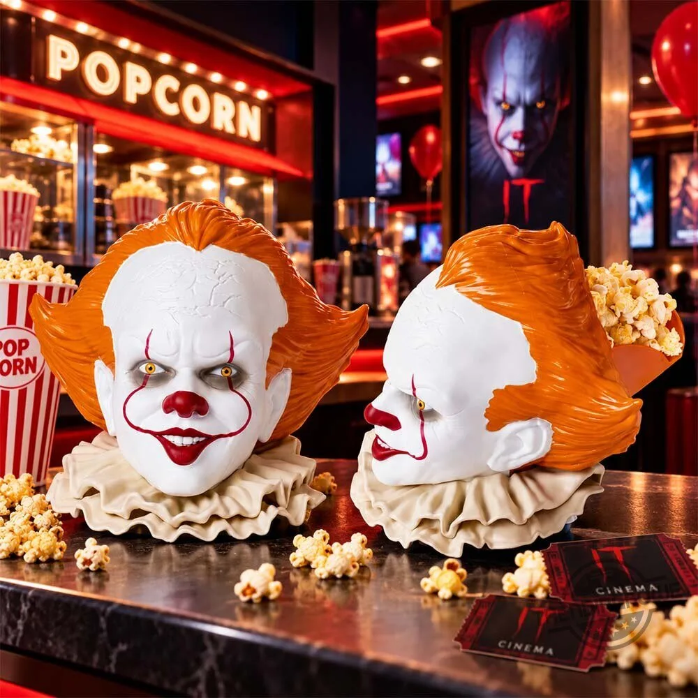 IT Chapter Two Pennywise The Clown Popcorn Bucket Head 5 IT Chapter Two Pennywise The Clown Popcorn Bucket Head