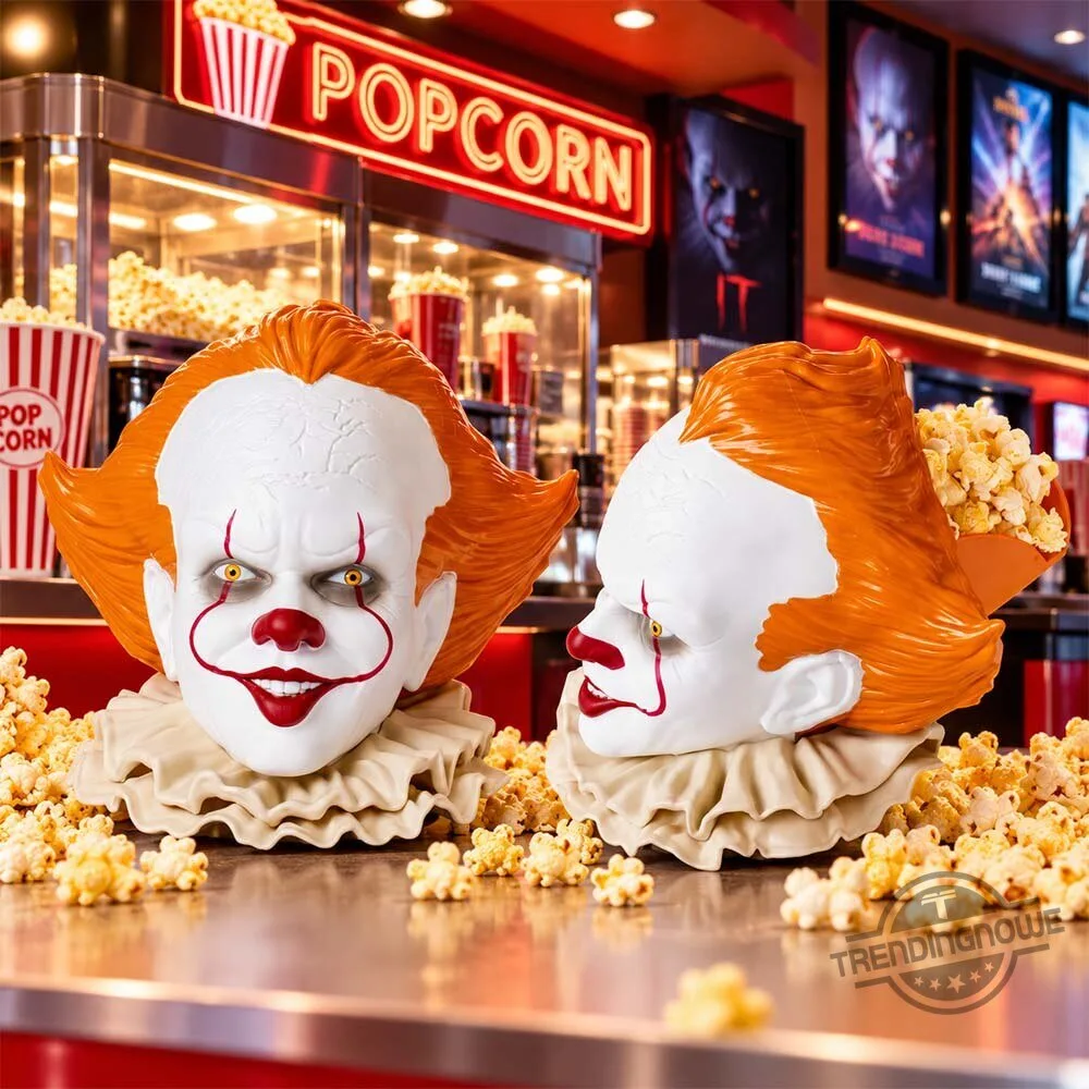 IT Chapter Two Pennywise The Clown Popcorn Bucket Head 6 IT Chapter Two Pennywise The Clown Popcorn Bucket Head