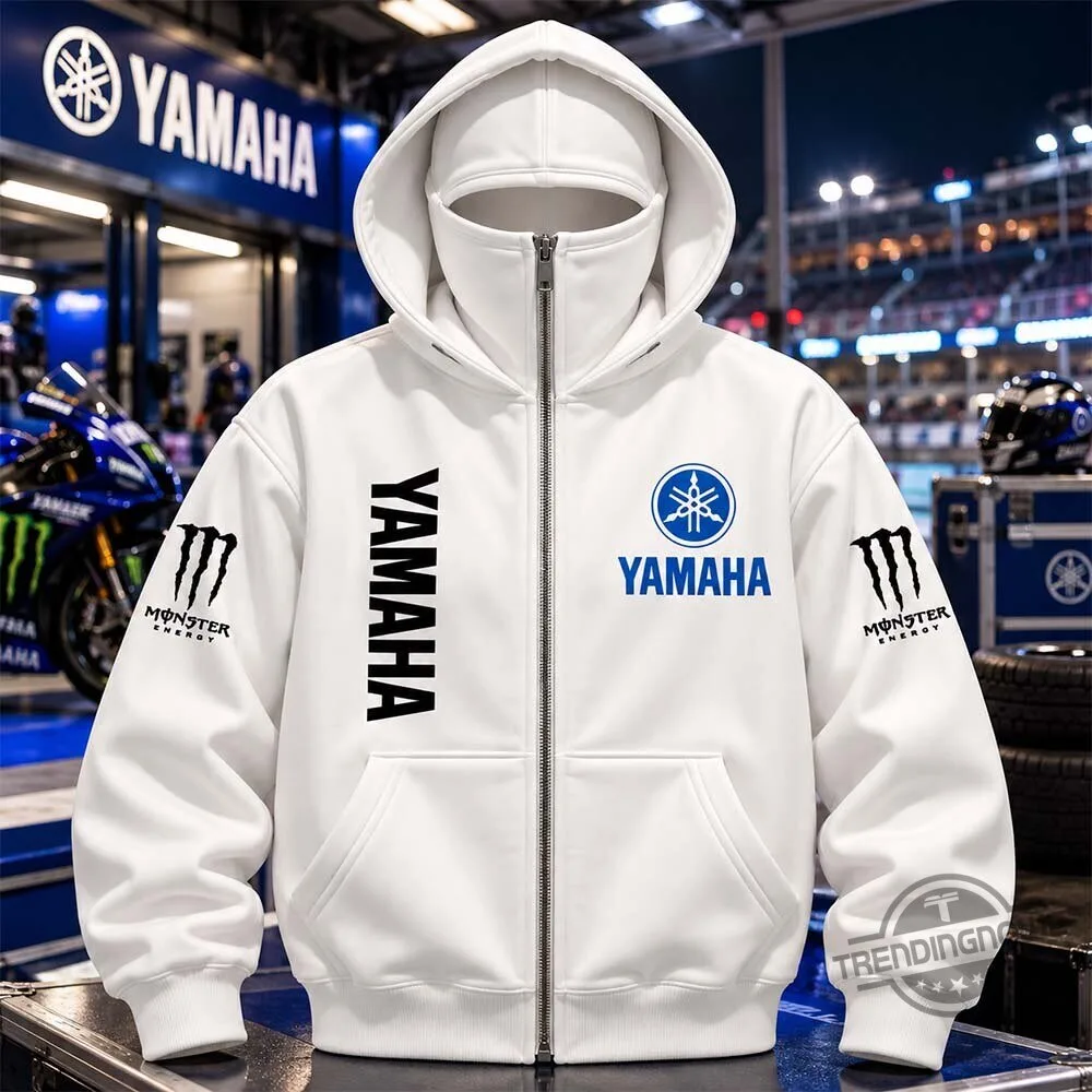 Revlinee Yamaha Monster Energy Full-Zip Mask Hoodie Shirt 6 Revlinee Yamaha Monster Energy Full-Zip Mask Hoodie Shirt
