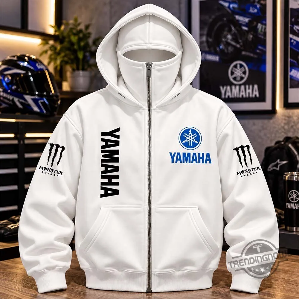Revlinee Yamaha Monster Energy Full-Zip Mask Hoodie Shirt 8 Revlinee Yamaha Monster Energy Full-Zip Mask Hoodie Shirt