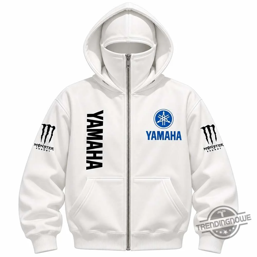 Revlinee Yamaha Monster Energy Full-Zip Mask Hoodie Shirt 9 Revlinee Yamaha Monster Energy Full-Zip Mask Hoodie Shirt