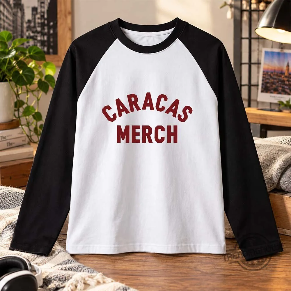 Taehyung V Caracas Merch Raglan Long Sleeve Shirt 7 Taehyung V Caracas Merch Raglan Long Sleeve Shirt