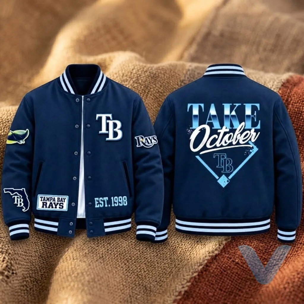Tampa Bay Rays Take October 2026 Varsity Jacket