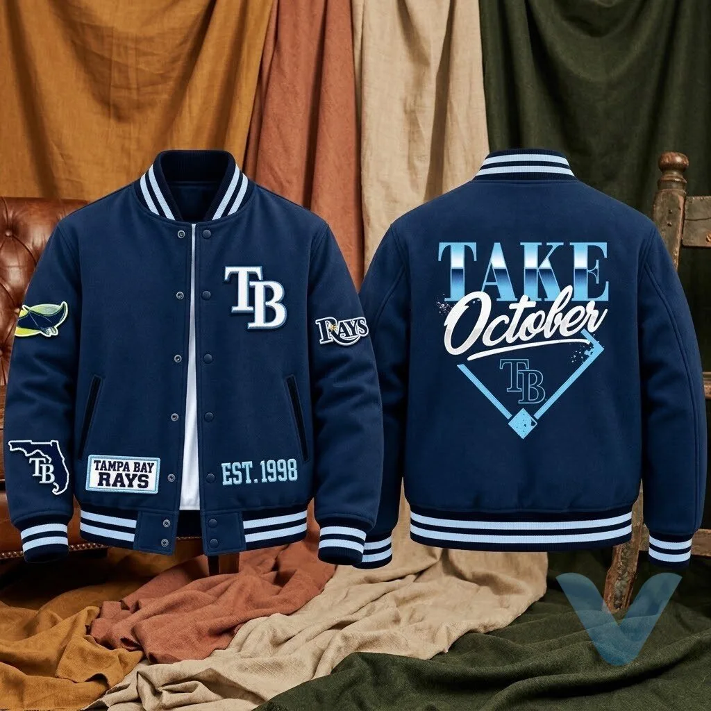 Tampa Bay Rays Take October 2026 Varsity Jacket