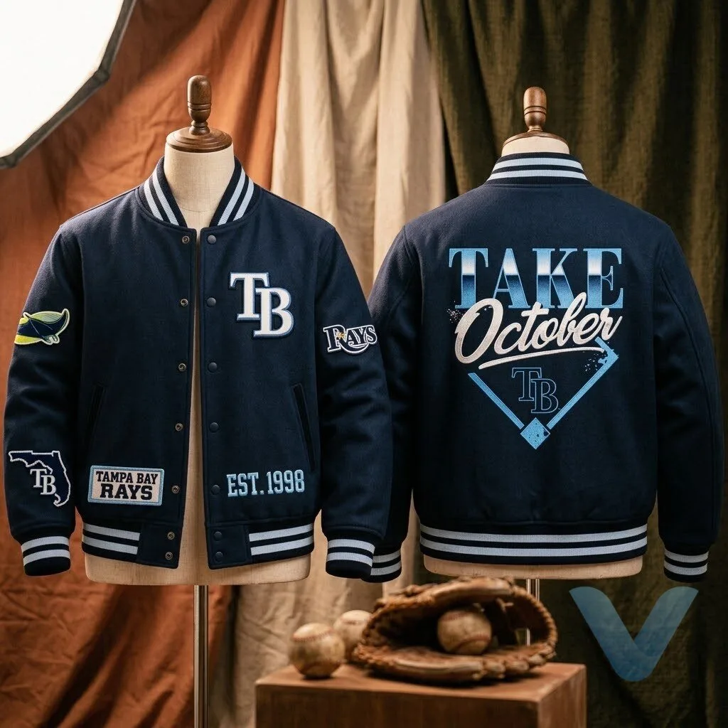 Tampa Bay Rays Take October 2026 Varsity Jacket 8 Tampa Bay Rays Take October 2026 Varsity Jacket