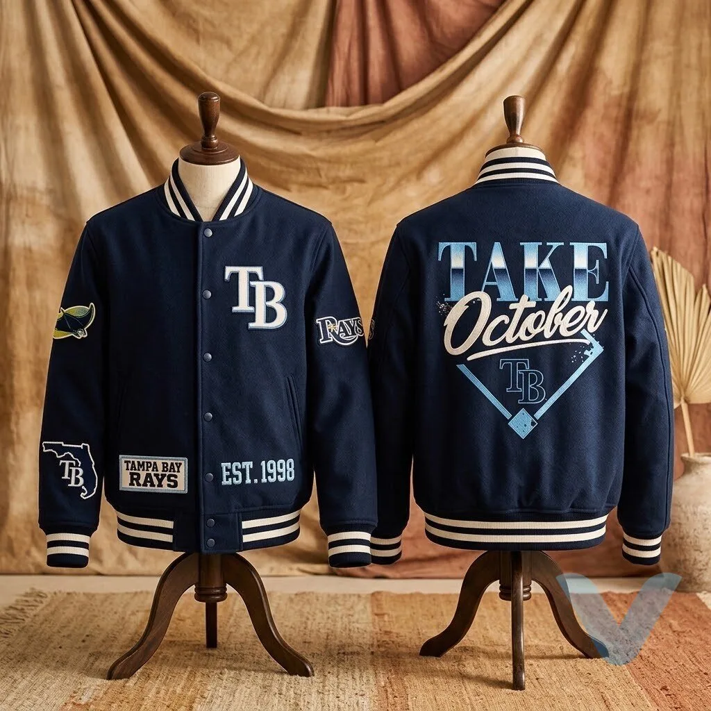 Tampa Bay Rays Take October 2026 Varsity Jacket 9 Tampa Bay Rays Take October 2026 Varsity Jacket