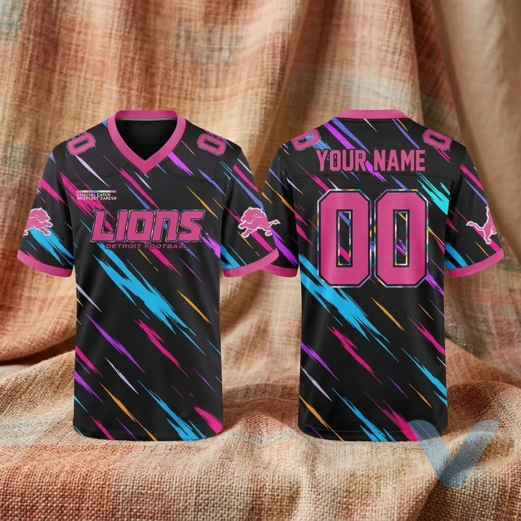 2026 Lions Crucial Catch Custom Jersey shirt