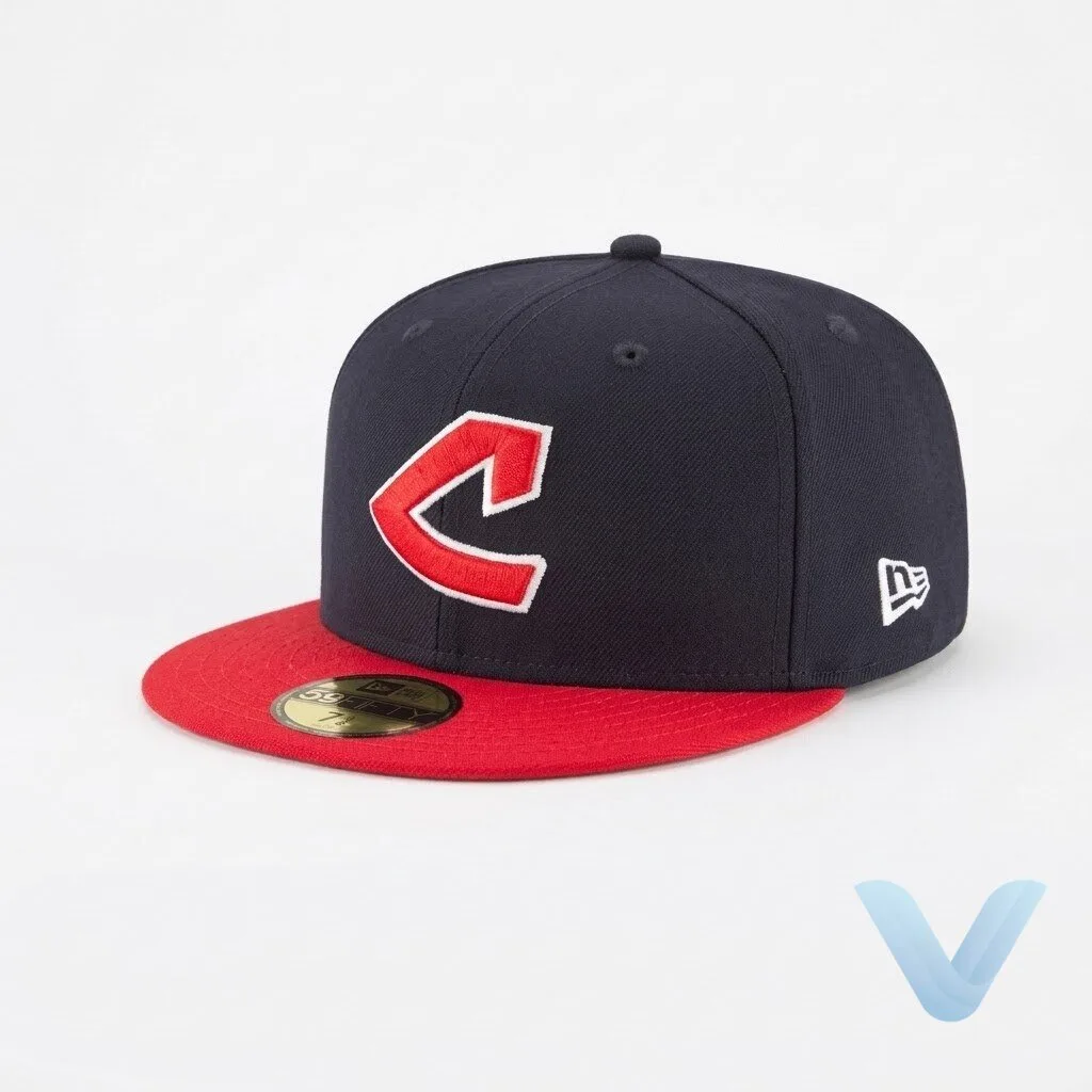Travis Kelce Men's Cleveland Guardians Cooperstown Collection 1973 Wool 59FIFTY Fitted Hat