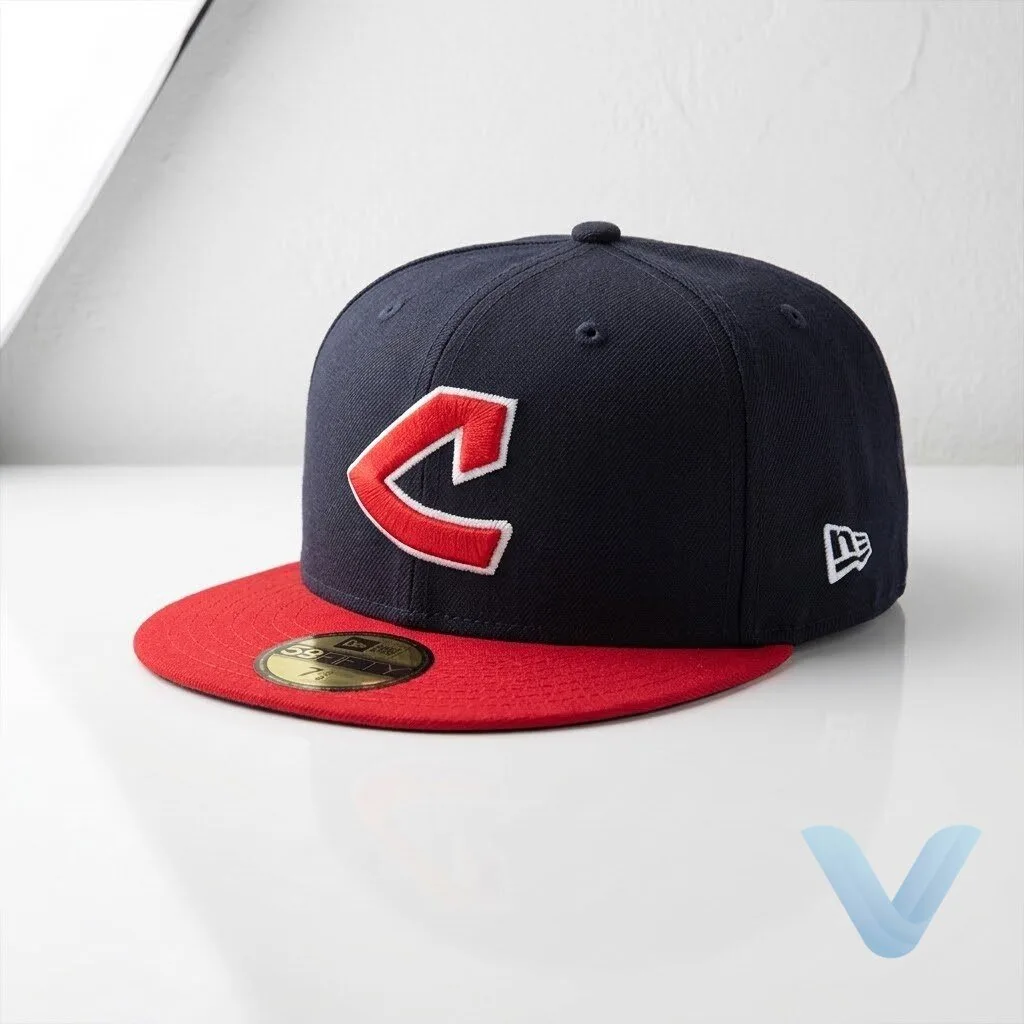 Travis Kelce Men's Cleveland Guardians Cooperstown Collection 1973 Wool 59FIFTY Fitted Hat 10 Travis Kelce Men