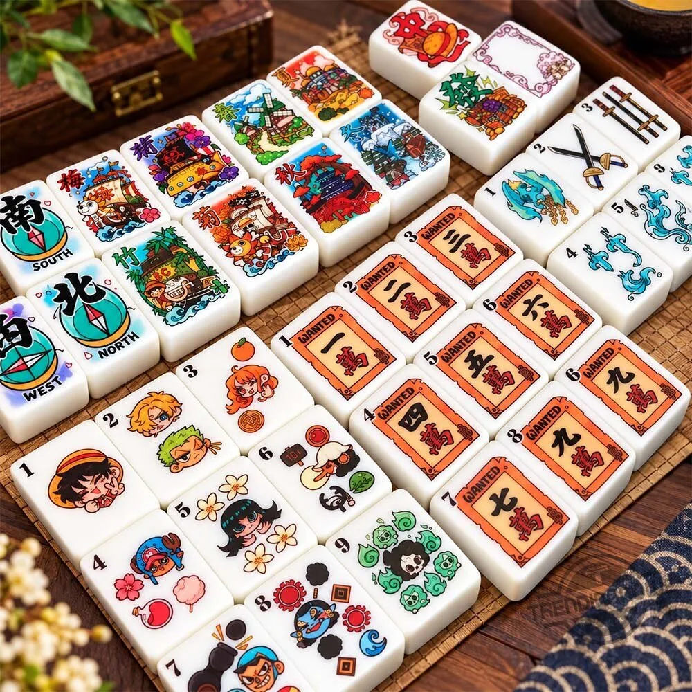 Nominno One Piece Anime Mahjong Tiles Set 8 Nominno One Piece Anime Mahjong Tiles Set