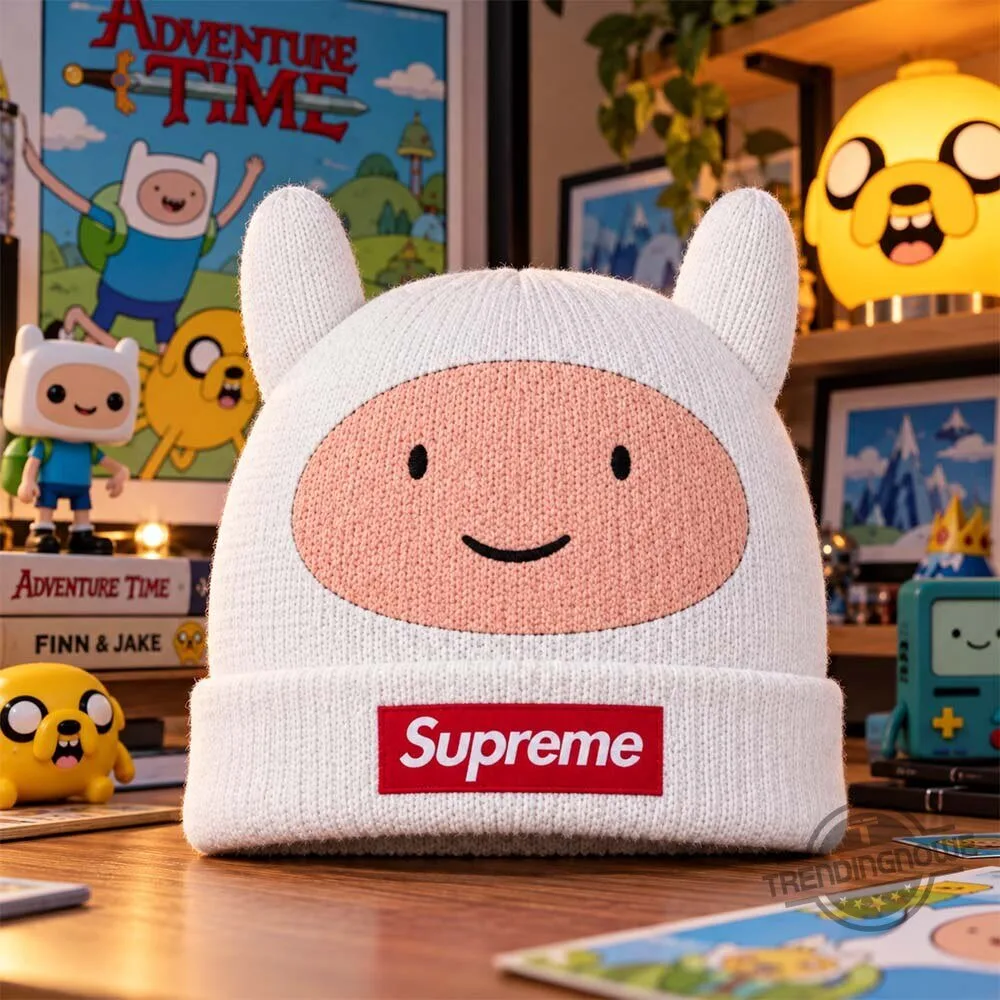 "Shop Limited Edition Justin Bieber, McDonald's, Supreme, and More Collectibles" 4 Supreme x Adventure Time Finn The Human Knit Beanie Hat