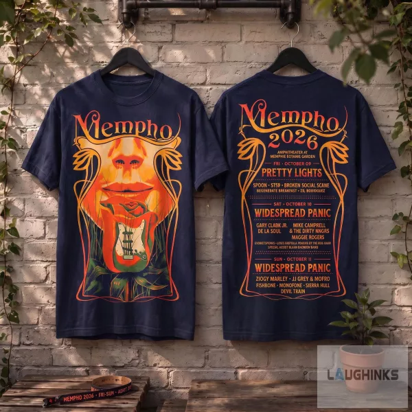 Mempho Music Festival 2026 T Shirt Concert Graphic Apparel