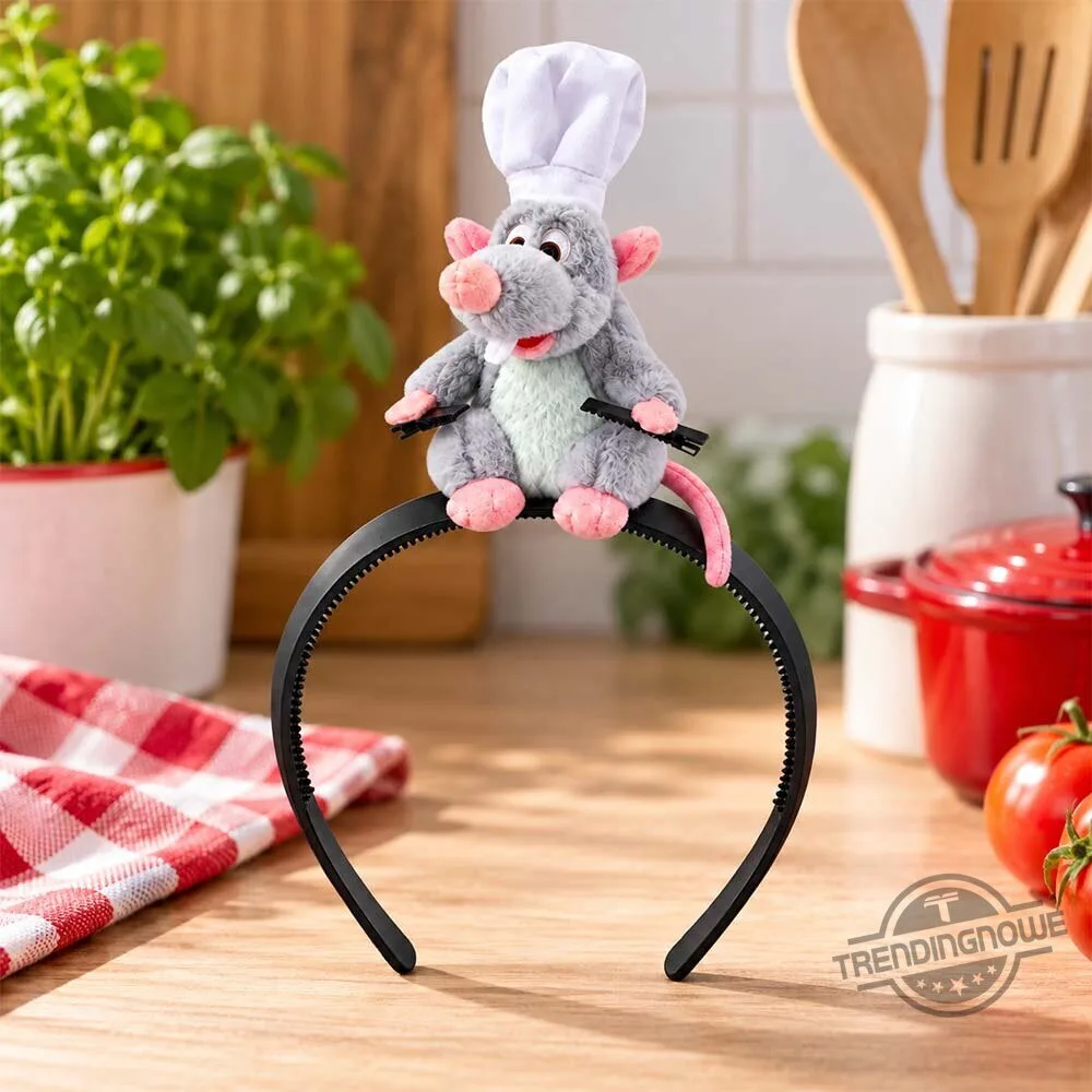 Ratatouille Remy Chef Plush Headband 7 Ratatouille Remy Chef Plush Headband