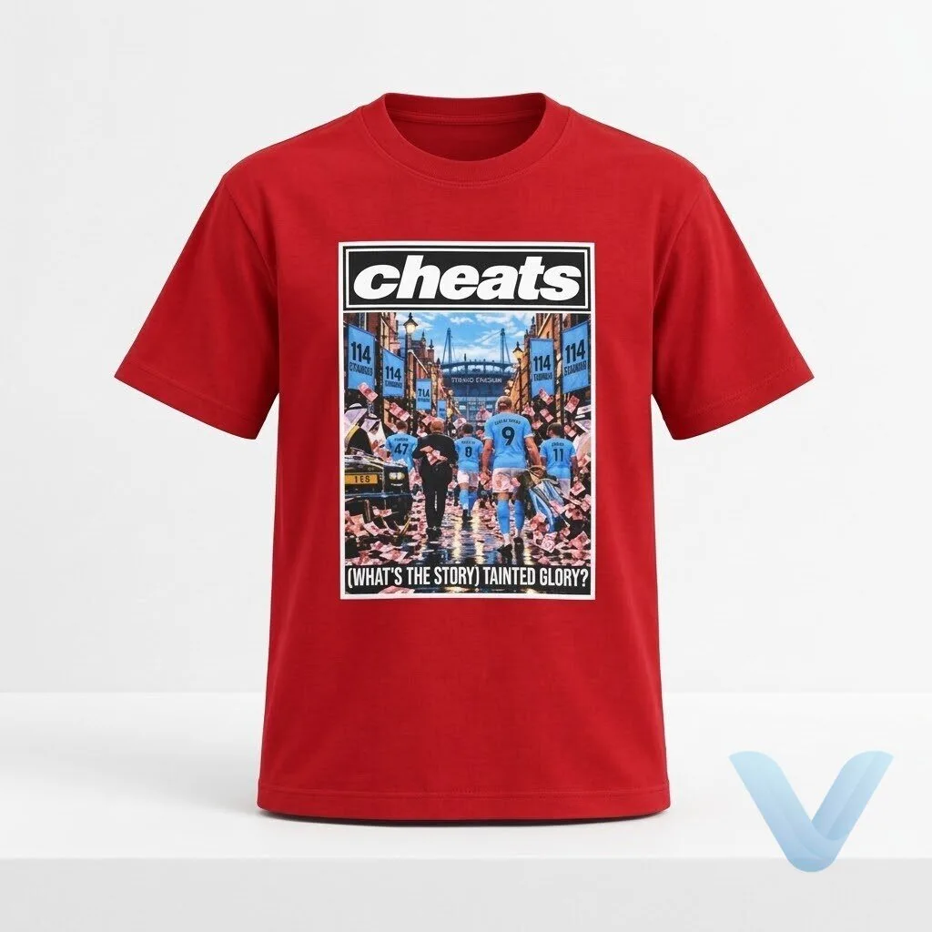 Cheats Manchester City T Shirt 2 Cheats Manchester City T Shirt