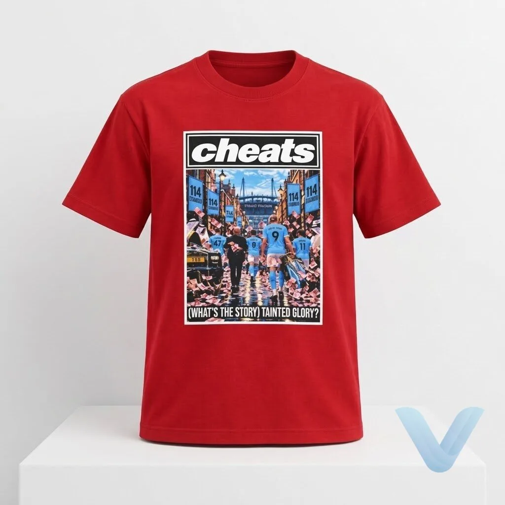 Cheats Manchester City T Shirt Cheats Manchester City T Shirt – image 2 of 4
