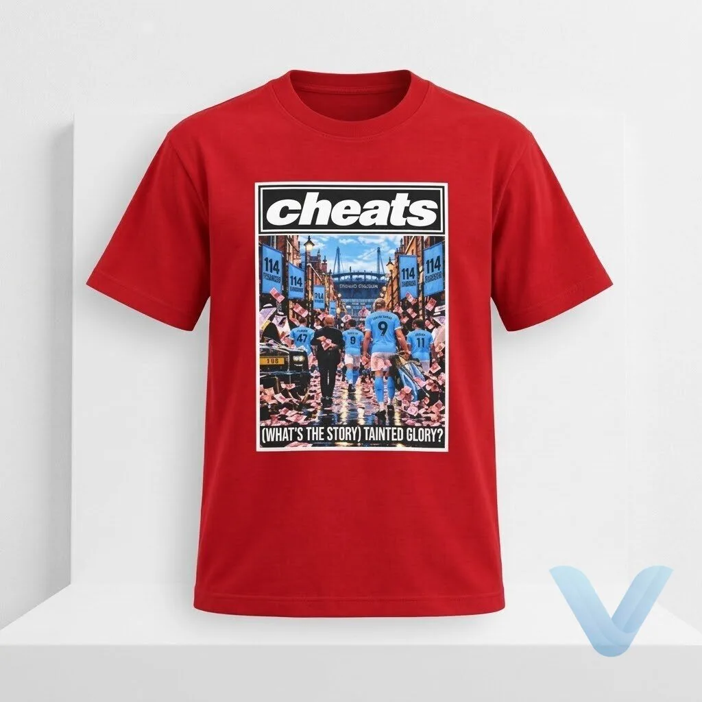 Cheats Manchester City T Shirt Cheats Manchester City T Shirt – image 3 of 4