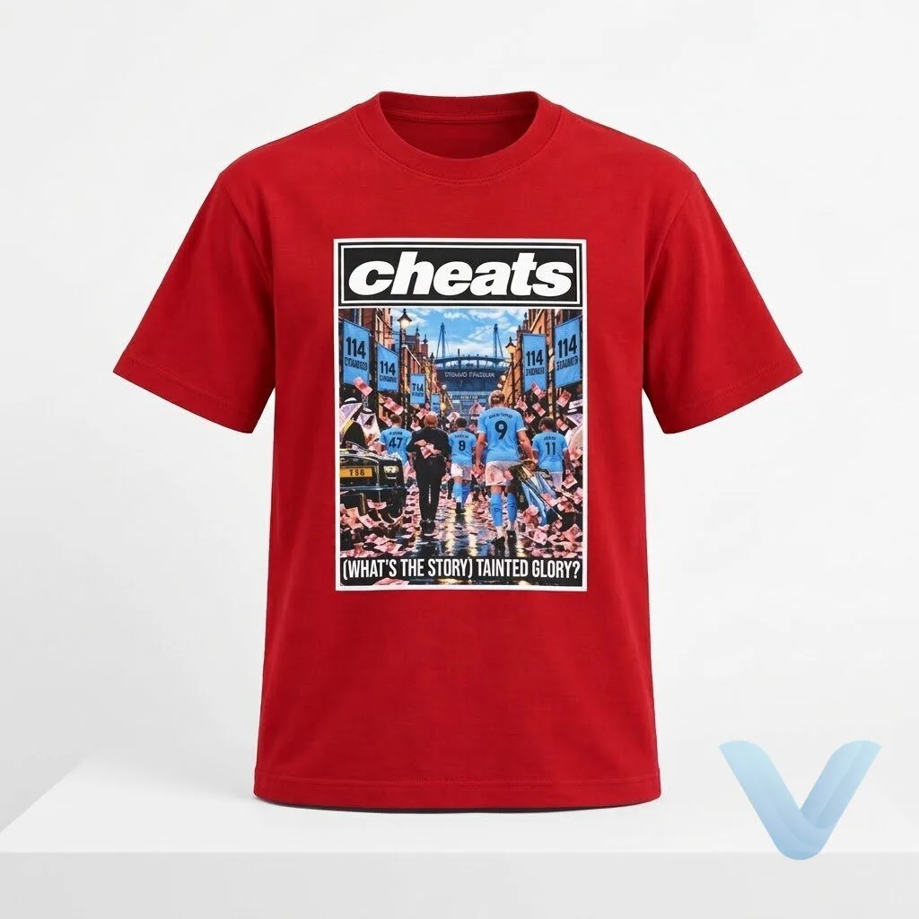 Cheats Manchester City T Shirt Cheats Manchester City T Shirt – image 4 of 4