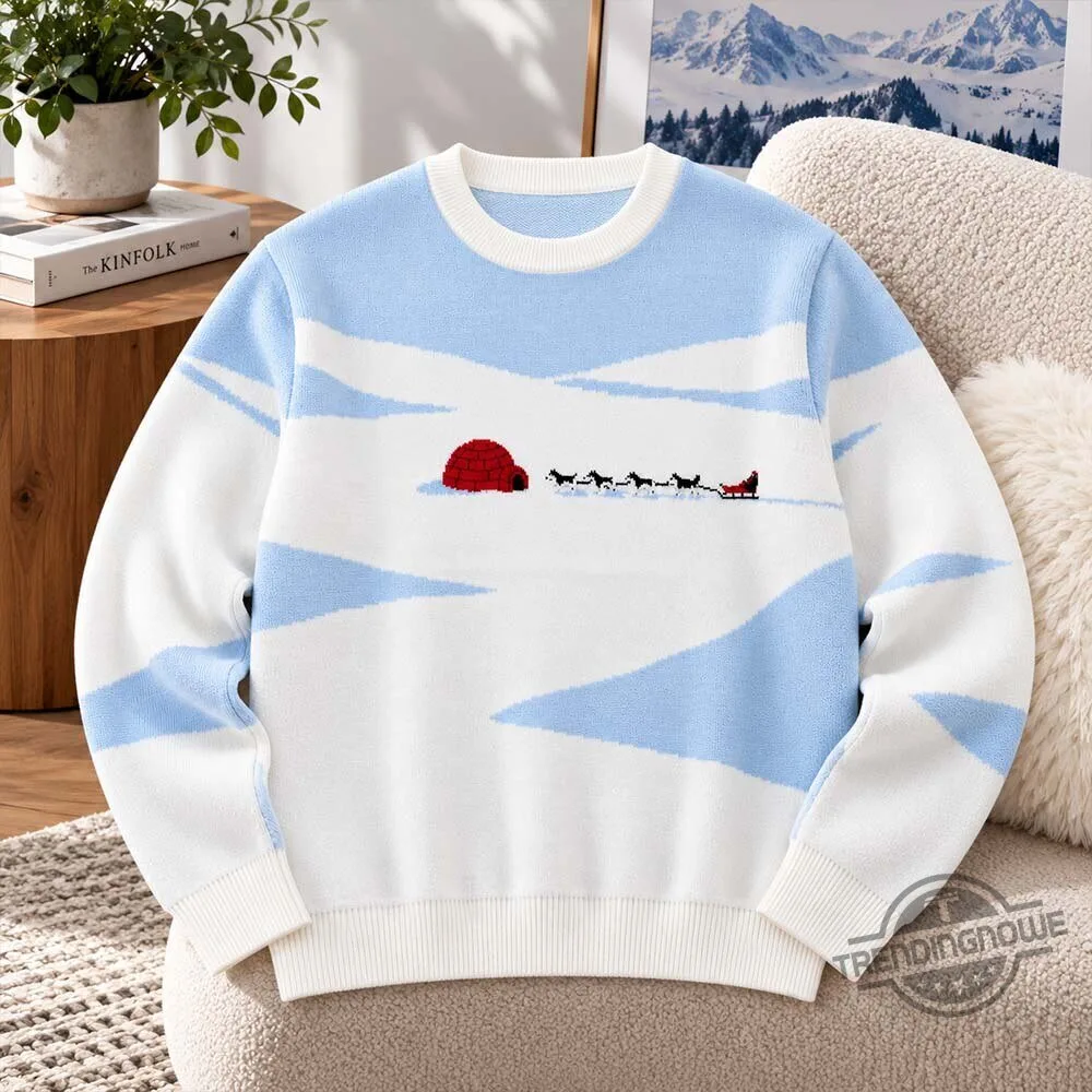 Igloo 2026 Winter Wonderland Snowy Landscape Ugly Sweater Shirt 7 Igloo 2026 Winter Wonderland Snowy Landscape Ugly Sweater Shirt