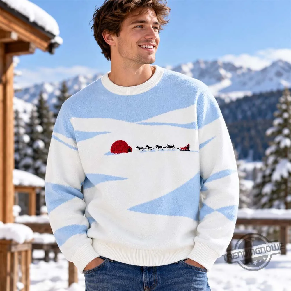 Igloo 2026 Winter Wonderland Snowy Landscape Ugly Sweater Shirt 8 Igloo 2026 Winter Wonderland Snowy Landscape Ugly Sweater Shirt