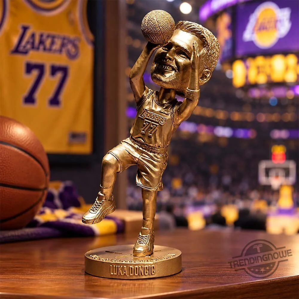 Los Angeles Lakers Gold Luka Doncic Bobblehead Figure Giveaway 2026 8 Los Angeles Lakers Gold Luka Doncic Bobblehead Figure Giveaway 2026