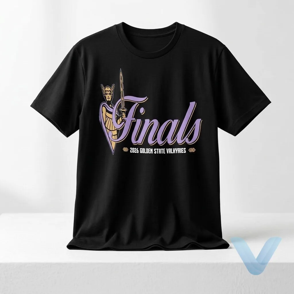 Veronica Burton Golden State Valkyries 2026 WNBA Finals Script T Shirt 1 Veronica Burton Golden State Valkyries 2026 WNBA Finals Script T Shirt