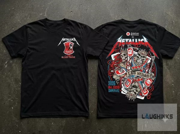 2026 Metallica x Red Cross Squindo Las Vegas Exclusive T-shirt