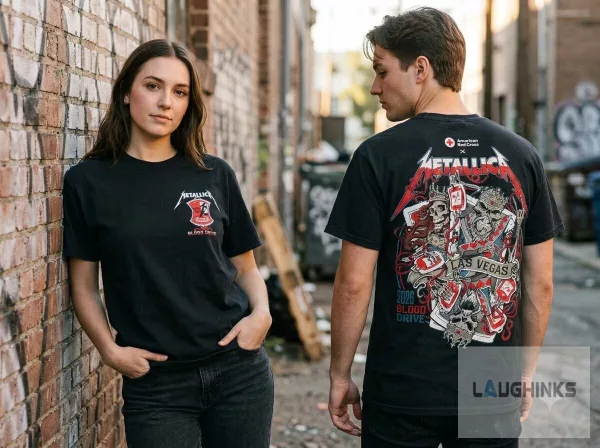 2026 Metallica x Red Cross Squindo Las Vegas Exclusive T-shirt