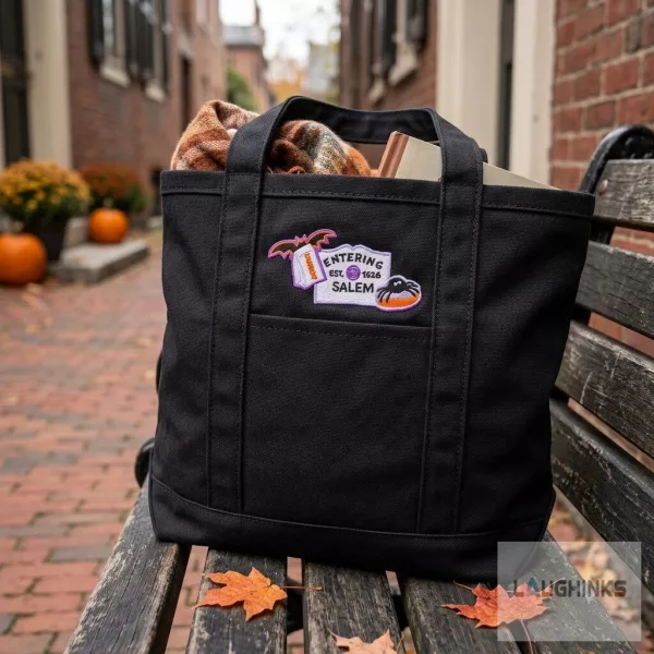 Dunkin’ Salem Halloween 2026 Canvas Tote Bag Entering Salem Limited Edition Gift