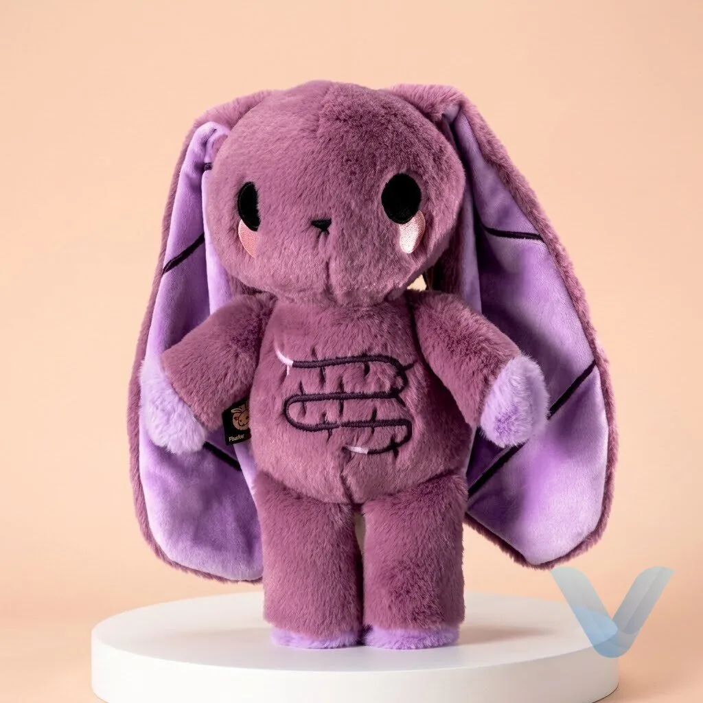 Ulcerative Colitis Rabbit plush Plushie Dreadfuls 8 Ulcerative Colitis Rabbit plush Plushie Dreadfuls