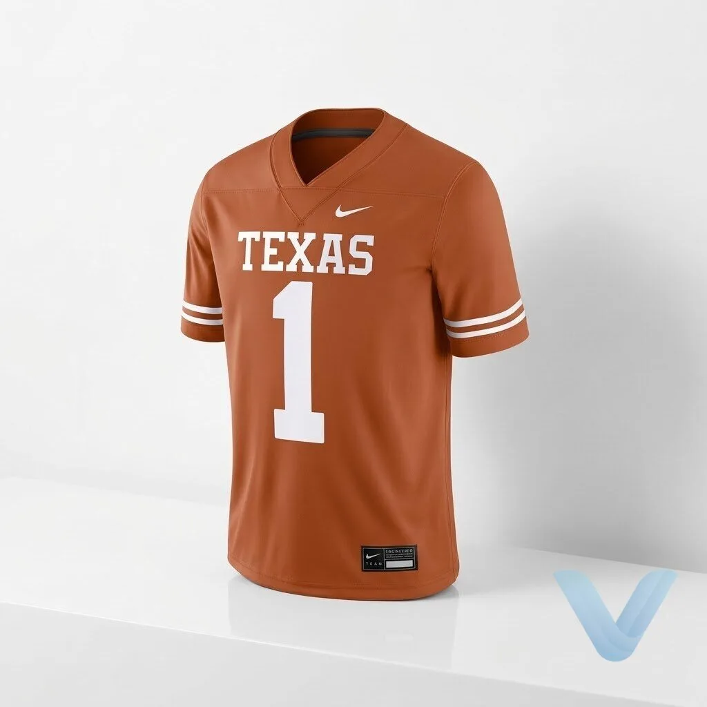 Dua Lipa Texas Longhorns Nike Dri FIT College Game Jersey shirt