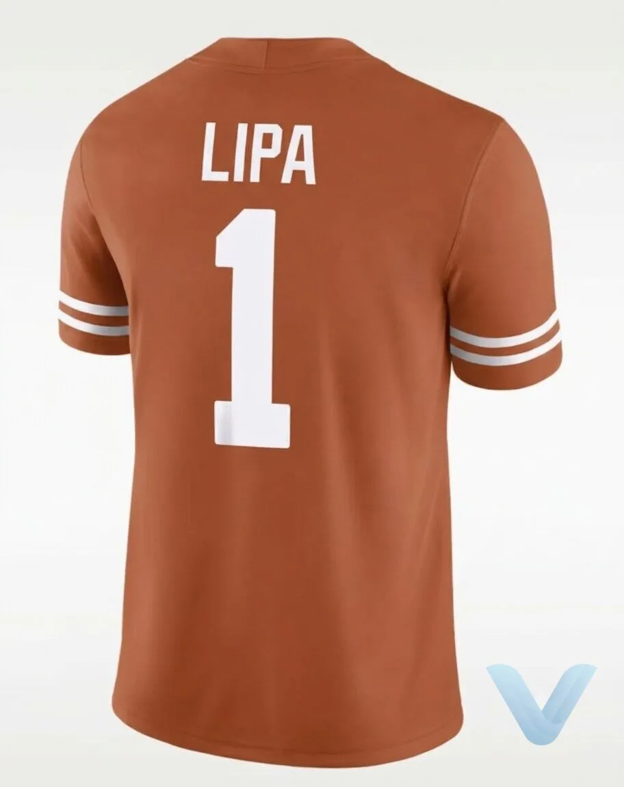 Dua Lipa Texas Longhorns Nike Dri FIT College Game Jersey shirt 17 Dua Lipa Texas Longhorns Nike Dri FIT College Game Jersey shirt