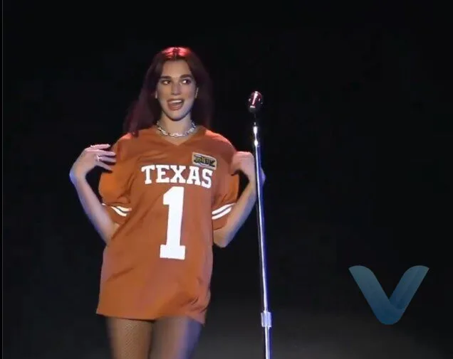 Dua Lipa Texas Longhorns Nike Dri FIT College Game Jersey shirt 18 Dua Lipa Texas Longhorns Nike Dri FIT College Game Jersey shirt