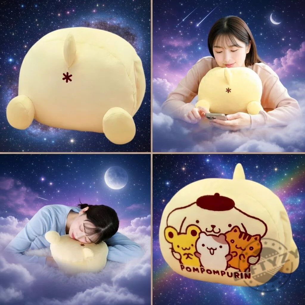 "Celebrate Iconic Anniversaries with Unique Collectibles and Festive Gifts" 3 Pompompurin 30th Anniversary Fluffy Butt-Mark Cushion