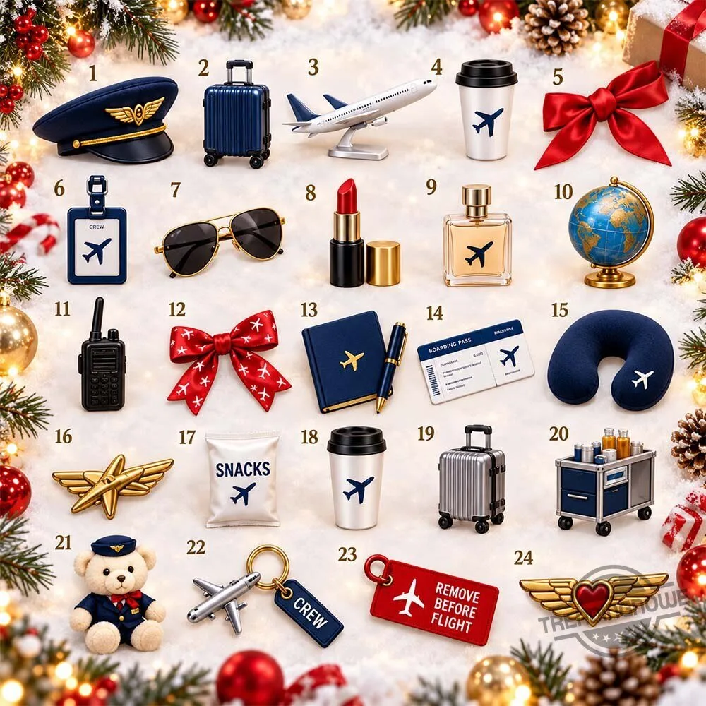 Flight Attendant Cabin Crew Advent Calendar 2026 7 Flight Attendant Cabin Crew Advent Calendar 2026